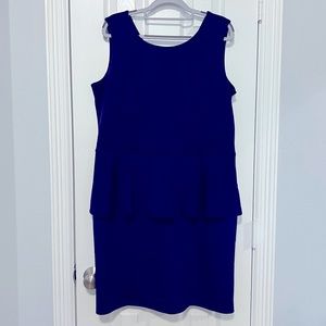 Purple Peplum Dress size 0X
